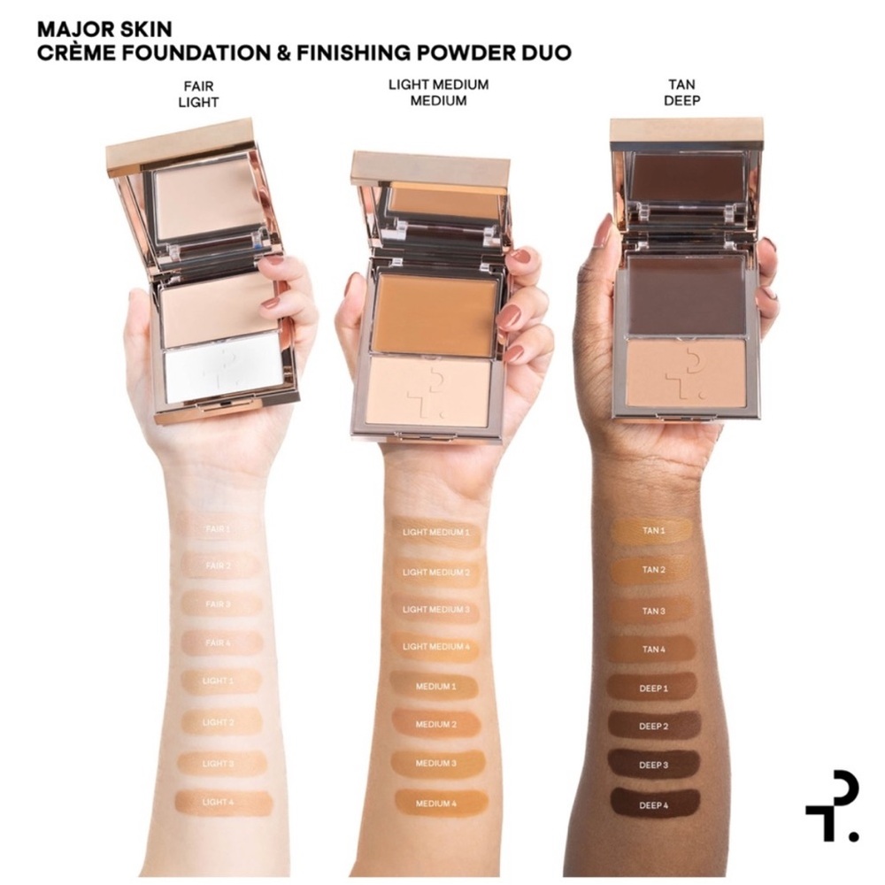 Patrick ta major skin crรจme Foundation & Finishing Powder Duo - med 4
